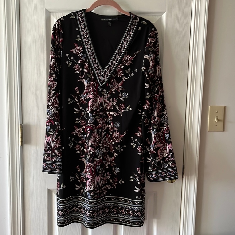 White House black market long sleeve beautiful dress (3)